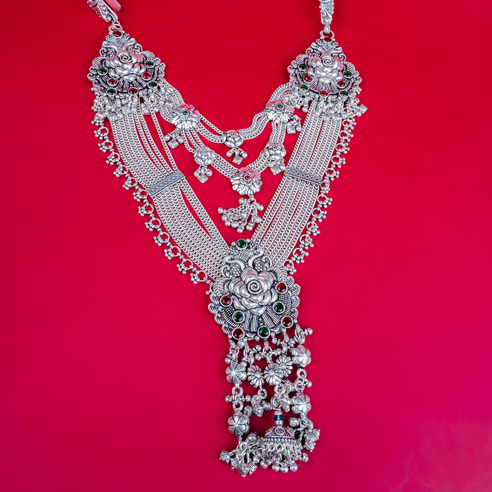 Heavy Double Juda With Brooch